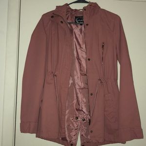 Pink colored utility jacket